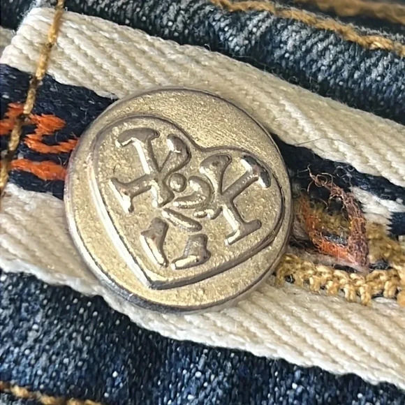 Karl Kani‎ Denim Jean Shorts. Detailed  waistband. Size 10 - Picture 3 of 14